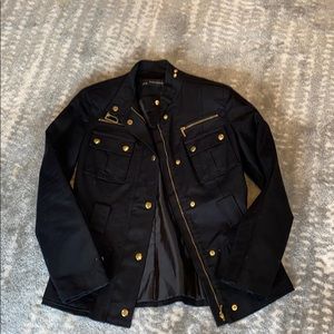 Zara black and gold jacket